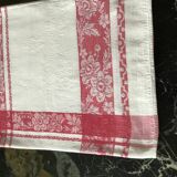 Nappe vintage en coton dimension : hauteur - 205 cm - largeur -160 cm-