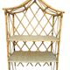 Rattan shelf Chinese hat from the 1960s Sweden