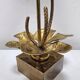 Nenuphar table lamp in bronze and brass by Maison Charles, 1960s.