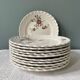 Set of 11 vintage Lunéville earthenware dessert plates