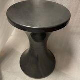 Tabouret stamp noir années 70