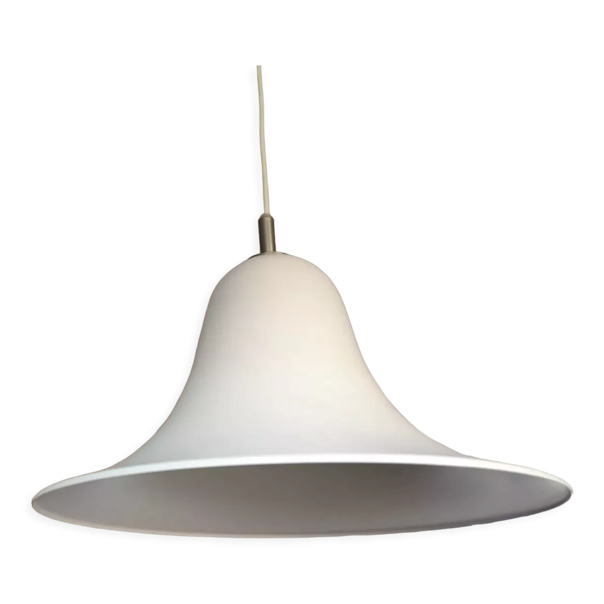 White Pantop pendant lamp by Verner Panton for Verpan 80s