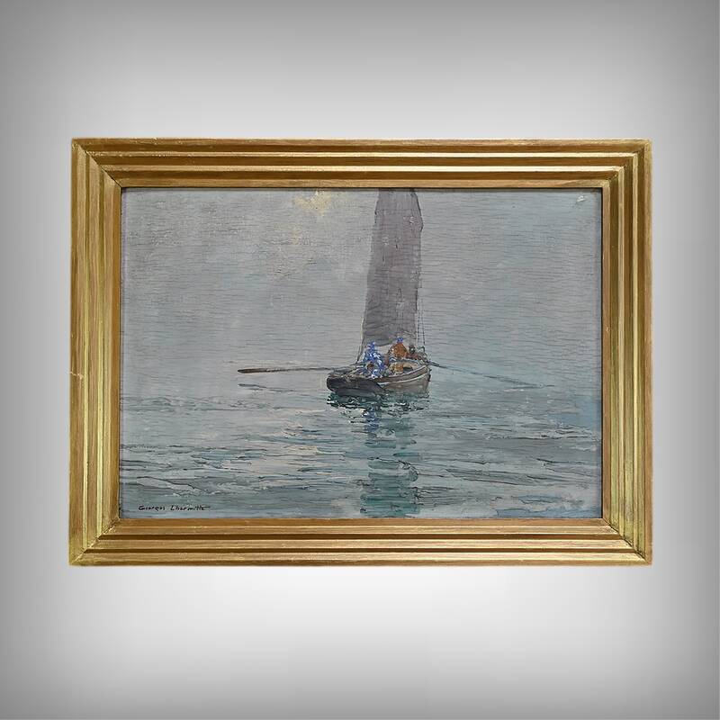 Painting “In the Mist”, by G. Lhermitte – 1930