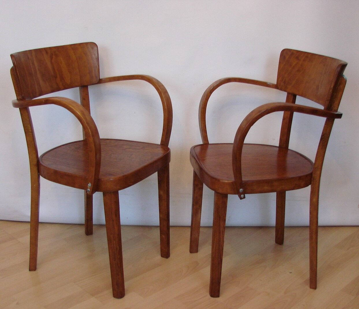 Pair of armchairs, 1940s