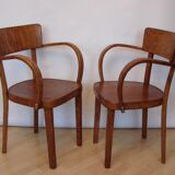 Pair of armchairs, 1940s