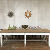 Vintage farm or workshop table early 20th century design