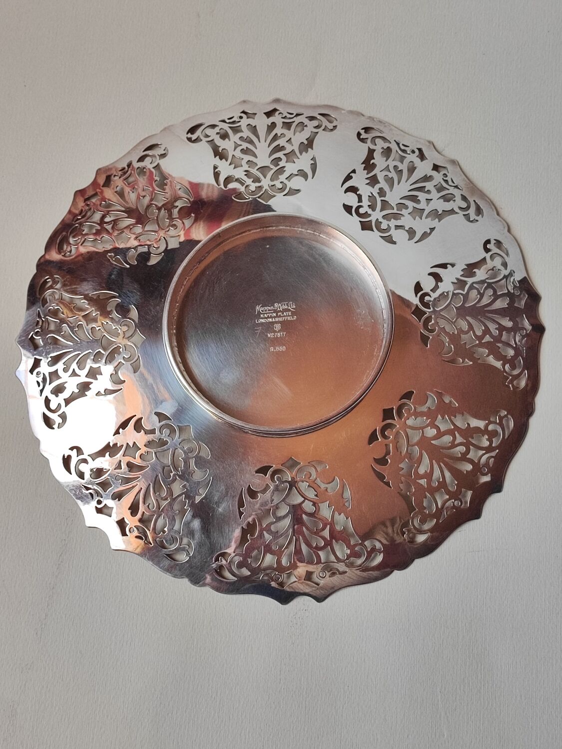 Mappin & Webb silver plated tray