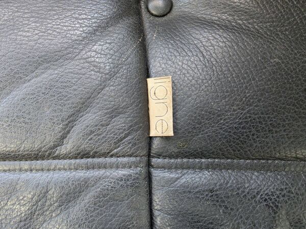 Togo Ligne Roset 3 places - Cuir noir