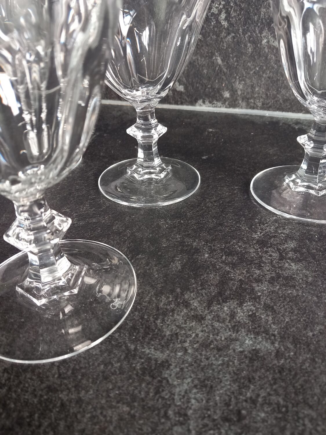 4 glasses water Rambouillet
