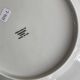 6 flat plates, antique porcelain from the Couleuvre factory.
