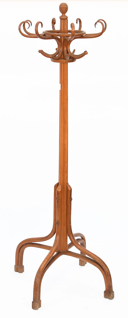 Parrot coat rack in curved wood