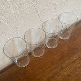 Crystal water glasses