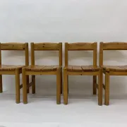 Set of 4 Rainer Daumiller dining chairs, 1970s