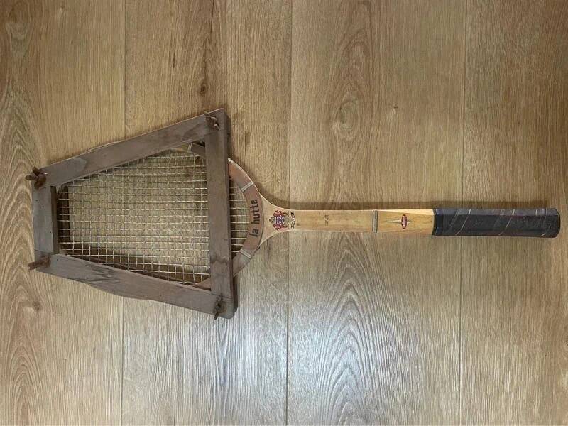 Vintage tennis racket La Hutte