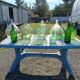 Lot de 13 Dames Jeanne , Bouteilles , Flacon verre Anciens