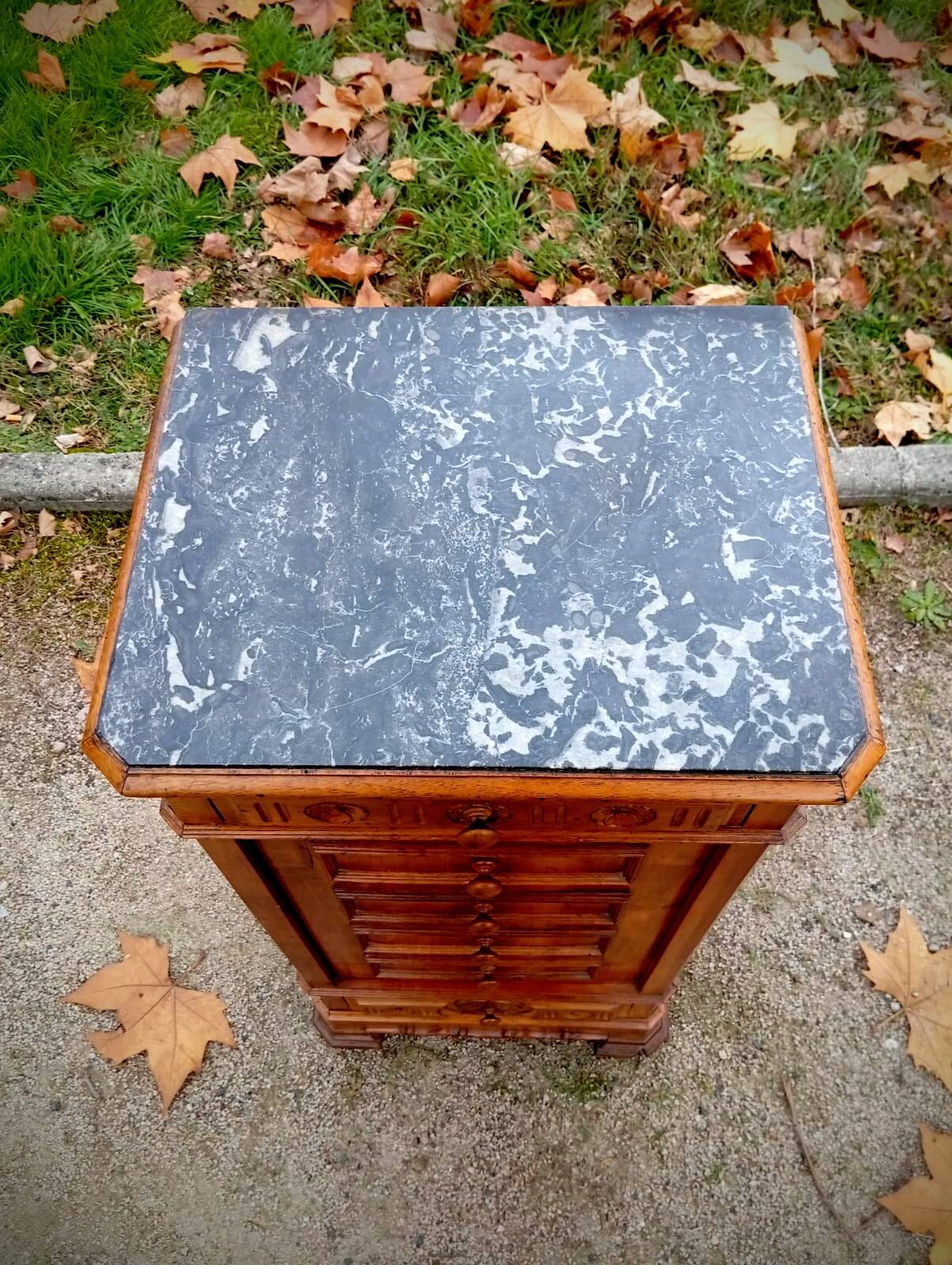 Antique bedside table