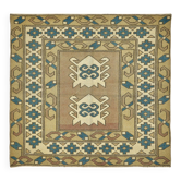 Turkish Vintage Anatolian Rug 105 cm x 110 cm