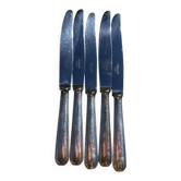 Lot de 5 Grands Couteaux de Table Christofl - Modèle America par Luc Lan