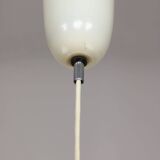 Space Age Italian Orange Acrylic Glass Pendant Lamp, 1970s