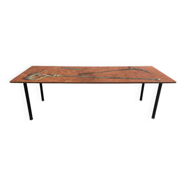 Table basse du Groupe ''Decalage'' Italie, années 60