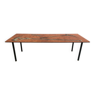 Table basse du Groupe "Decalage" Italie, années 60