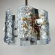 Mid-century Murano glass chandelier attributed to Toni Zuccheri for Mazzega, Italy, 1970s.