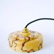 Clichy glass pendant light, Marbled Effect, Leopard, 1940