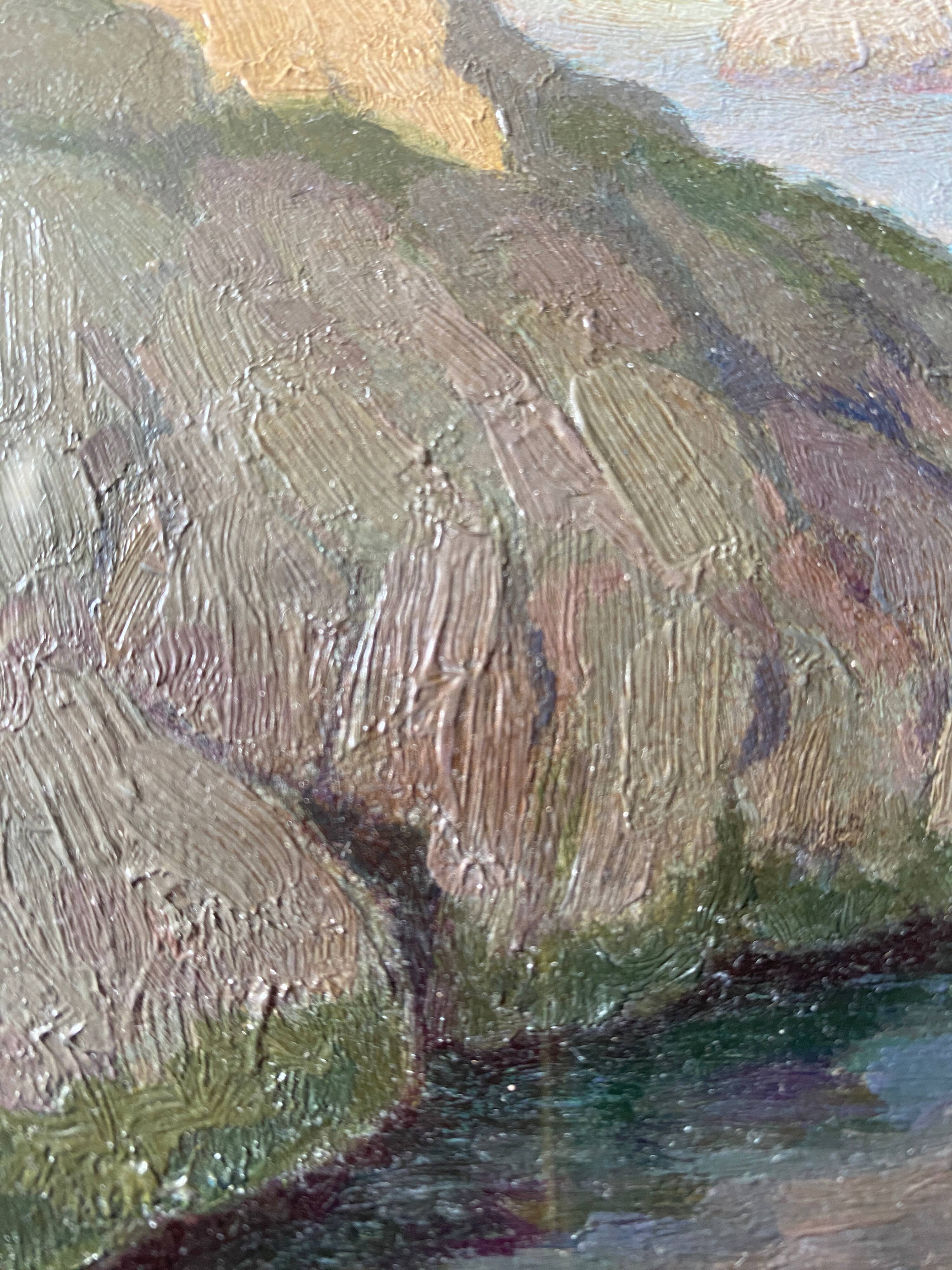 Table HST "Mediterranean Seaside" Marine by Jean AMPHOUX (XIX)