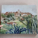Painting signed Marecco