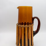 Amber and rattan orangeade service