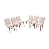 Un ensemble de 6 chaises rembourrées des années 1970
