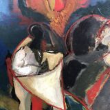 Cubist painting