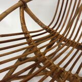 Rohe Noordwolde rattan chair, 1960, Netherlands