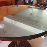 Art Deco pedestal table attributed to Jacques Adnet