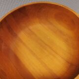 Danish bowl in turned wood 1970s