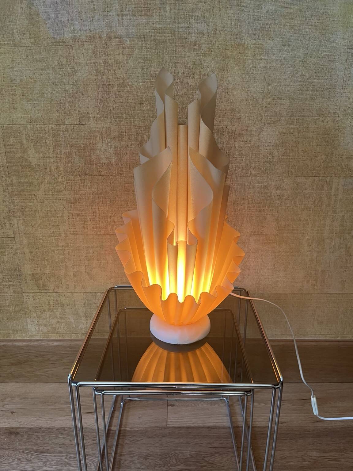 Corolle lamp by Georgia Jacob, France 1970s