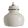 Suspension en opaline blanche et argenté années 70-80