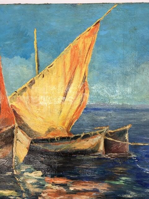 Marine oil on canvas, 1970s