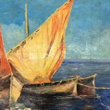 Marine oil on canvas, 1970s