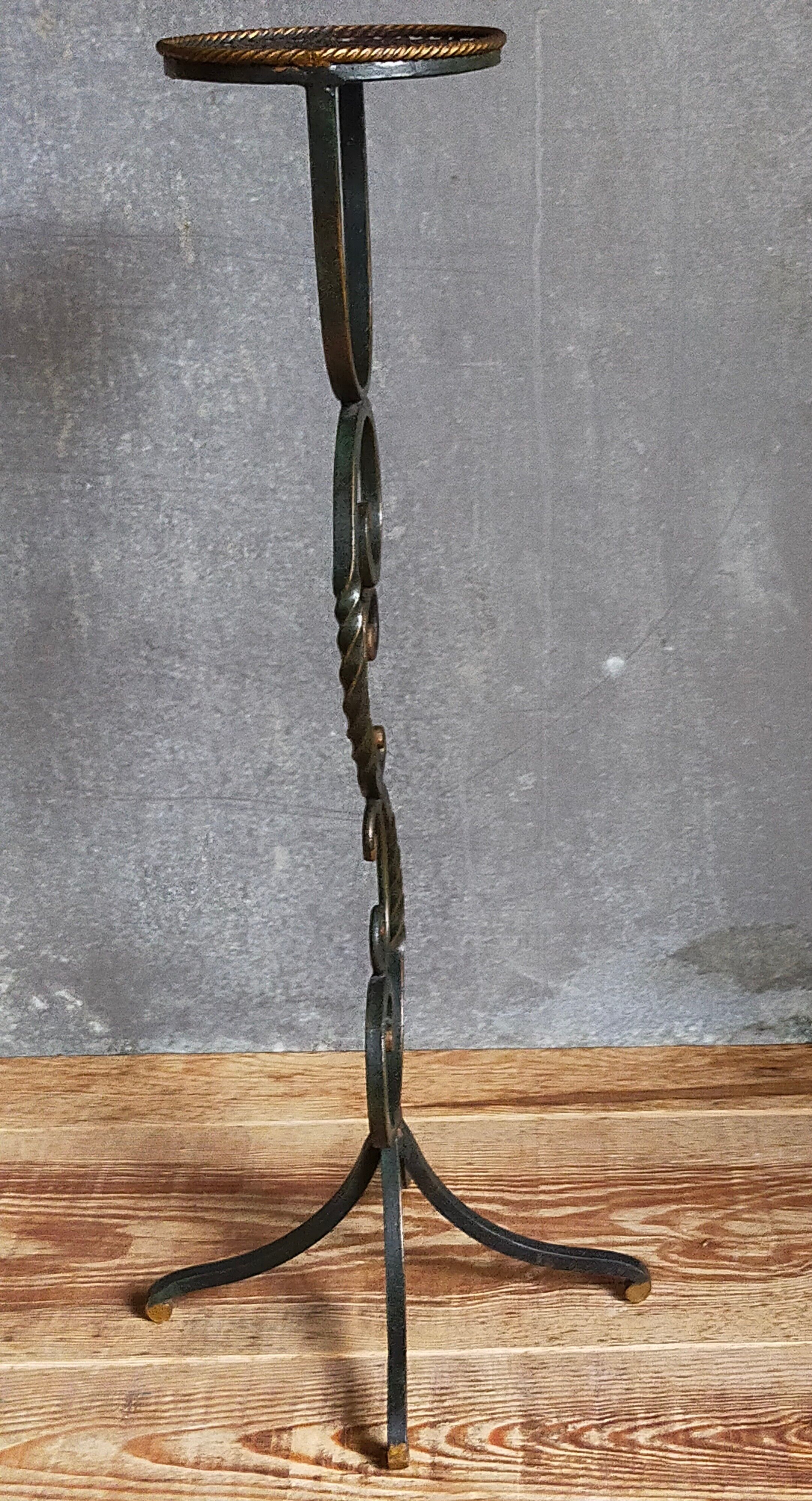 Wrought iron plant harness 50s