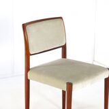 Set of 4 Niels O Möller model 80 chairs