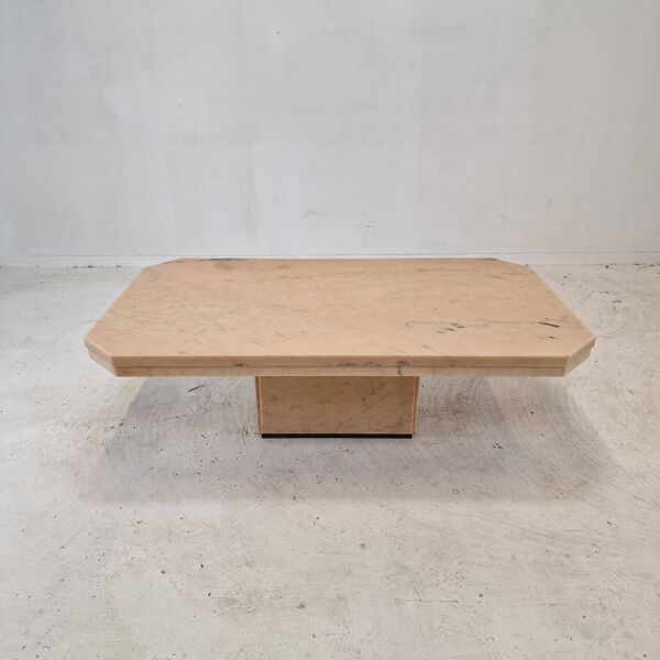 Italian Marble Coffee or Side Table, 1980s