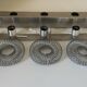 Sconce springs 3 vintage lights design 70s