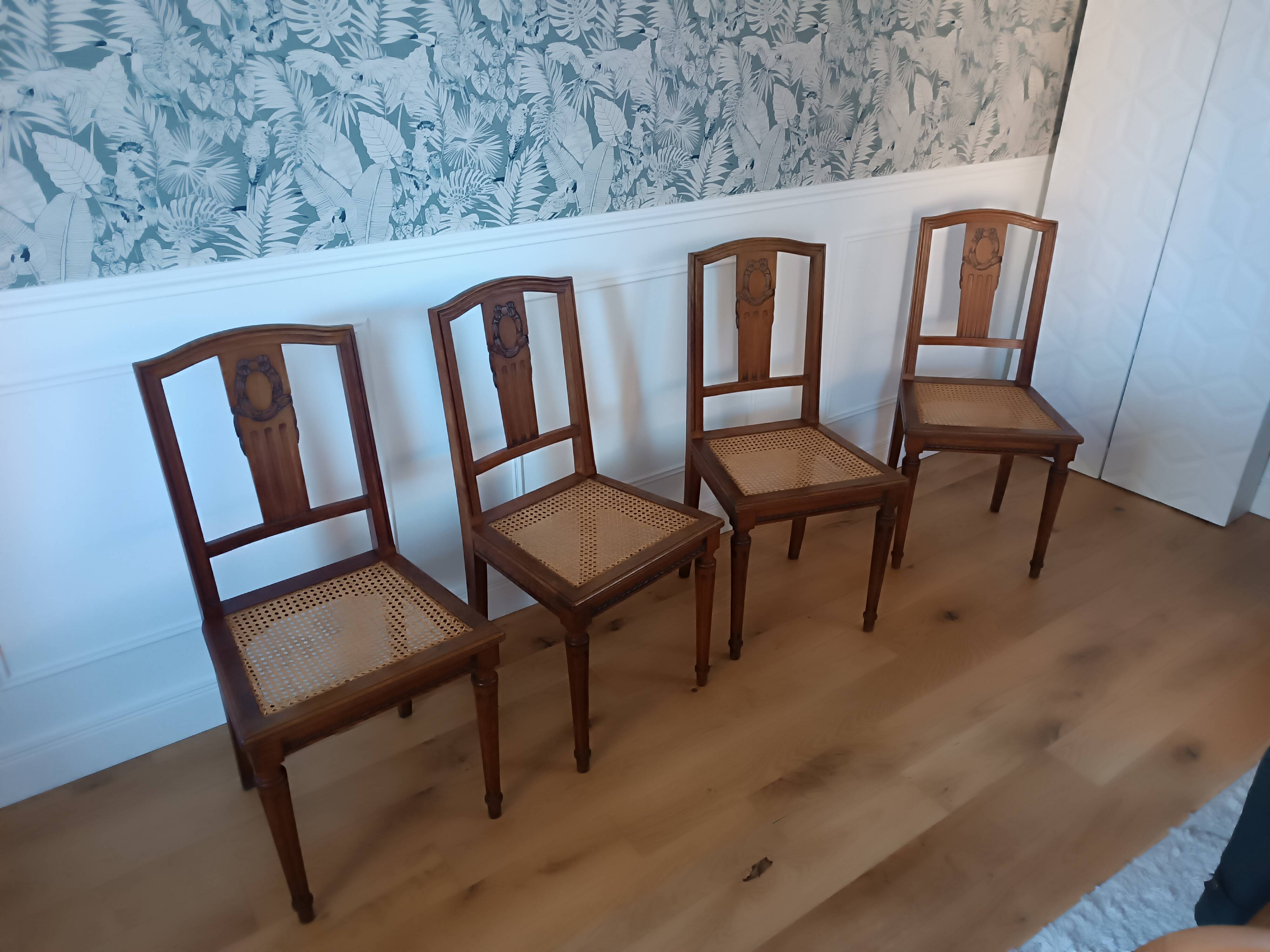 Cane chairs