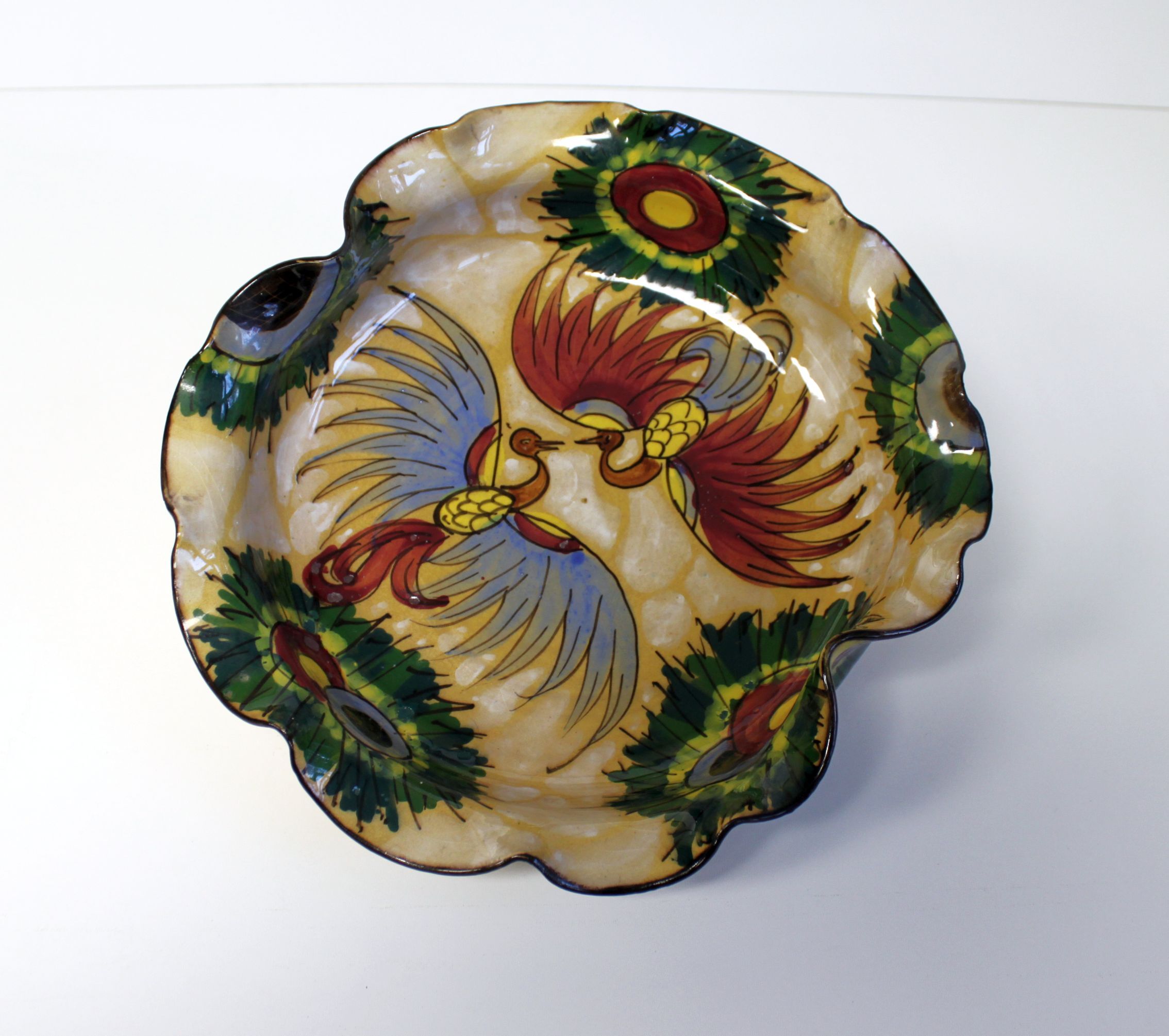 Ceramic fruit cup, Italy, 70