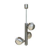 Chandelier 1970 aluminum with its applique