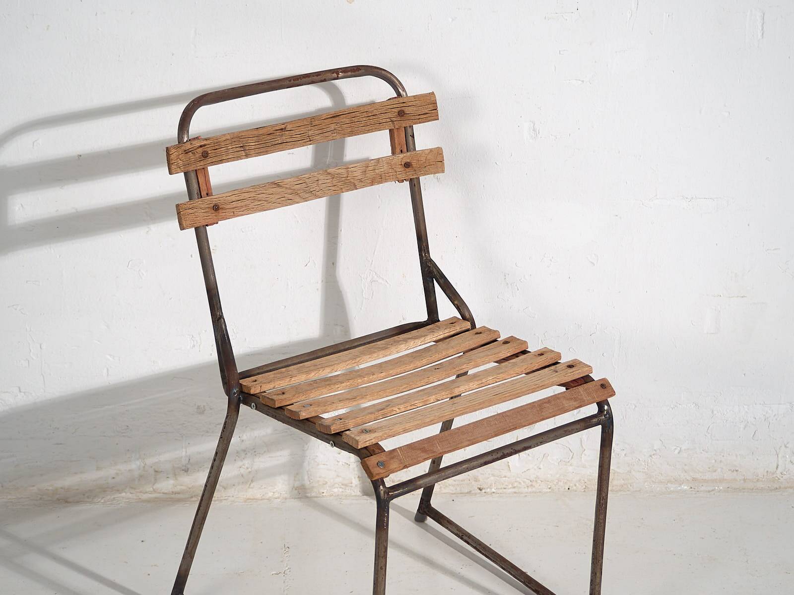 Chaises d’extérieur anciennes (vers 1920). Ensemble de 2 pièces #1