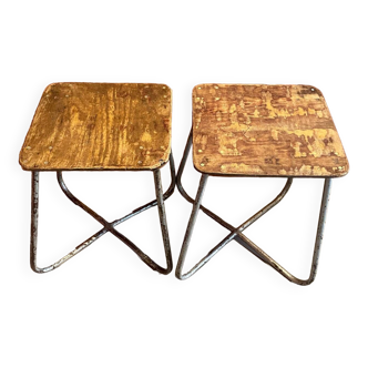 Pair of stools 1960 Poland
