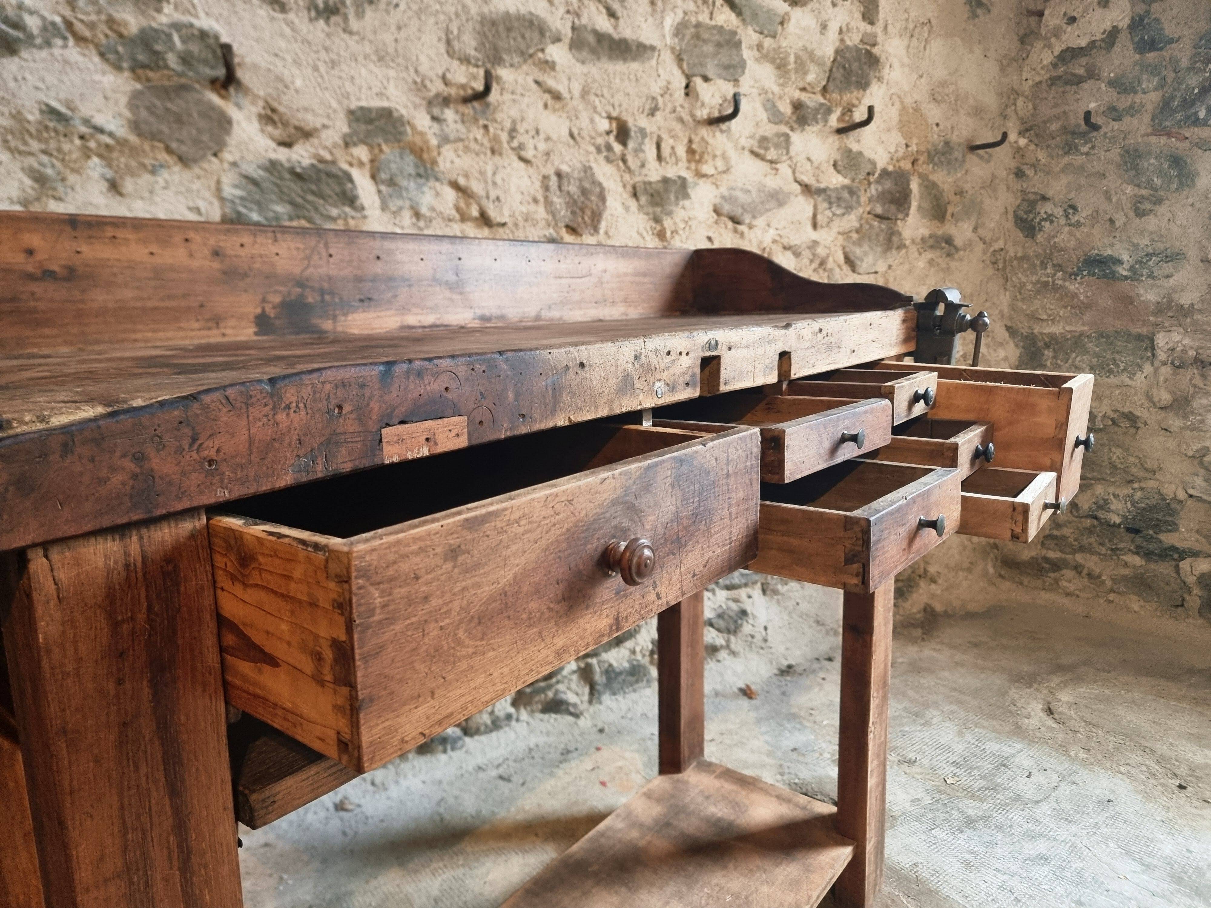 French watchmaker's workbench – around 1900–1920