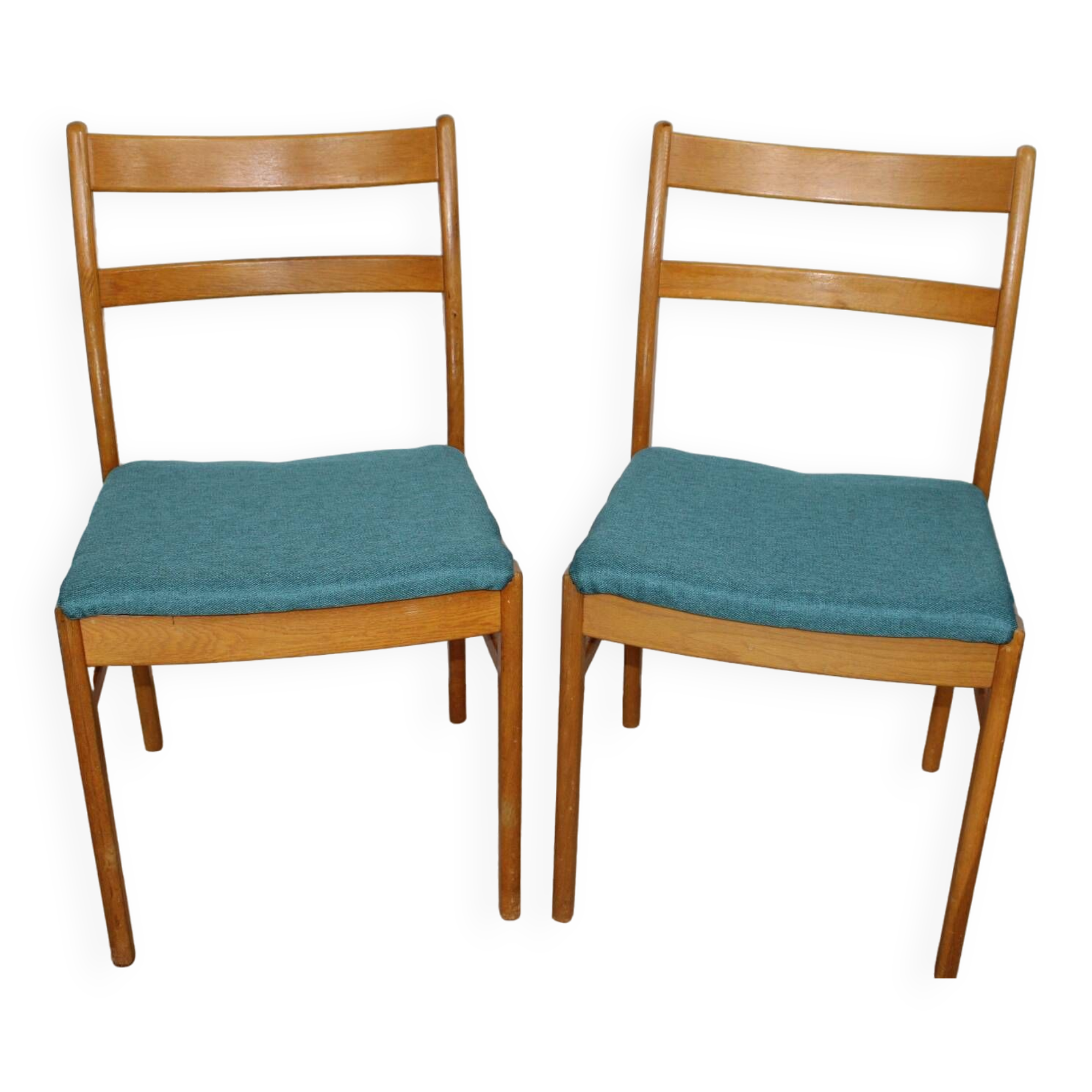 Pair of teak chairs, 1960s